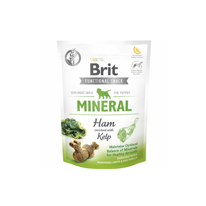 Brit Care Functional Snack Mineral Ham & Kelp for Puppies (Skinke & Kelp)