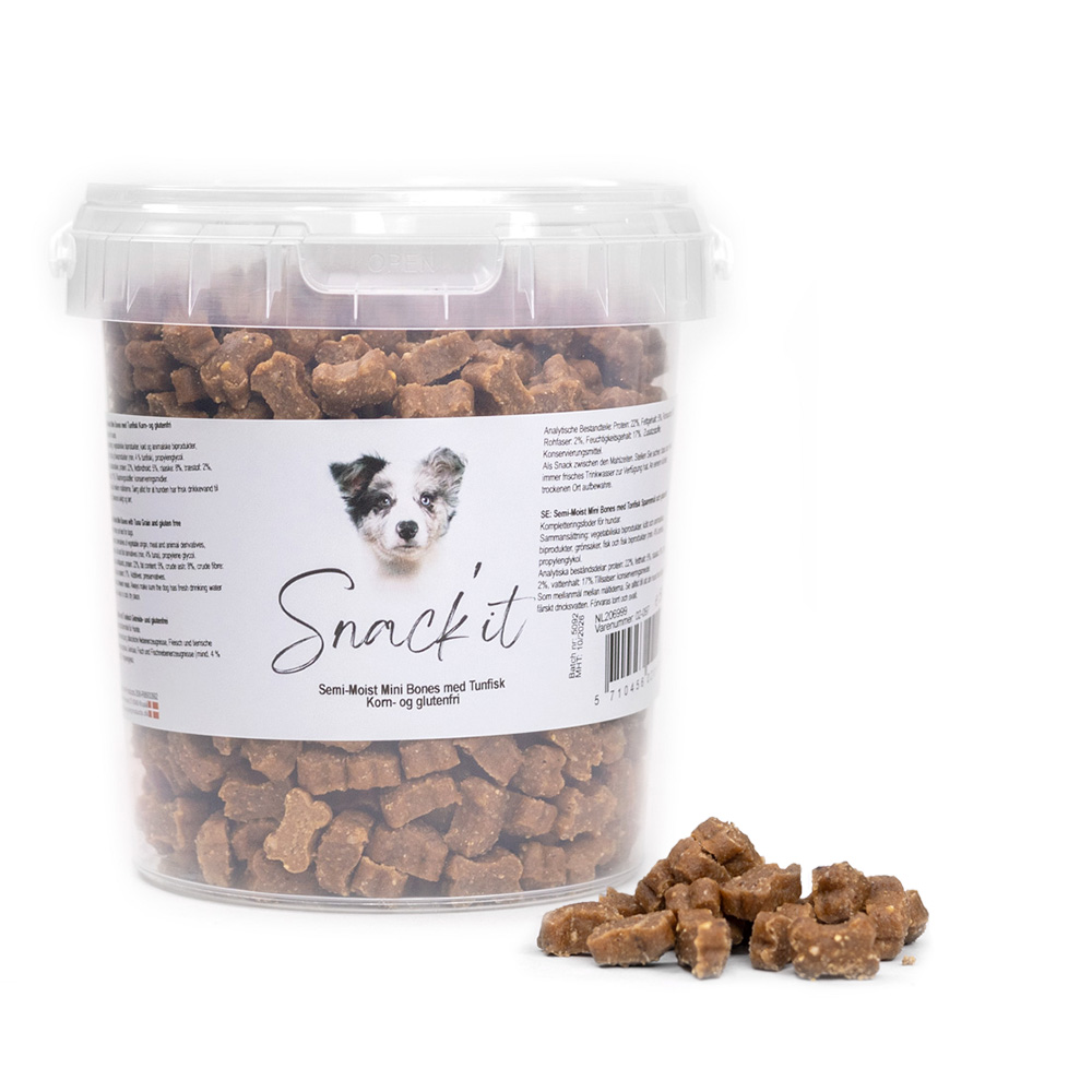 Kornfrie snacks med Tun 500 g