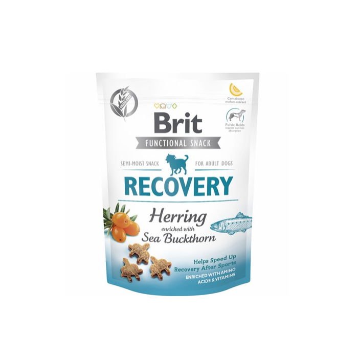 Brit Care Functional Snack Recovery Herring & Sea Buckthorn (Sild & Havtorn)