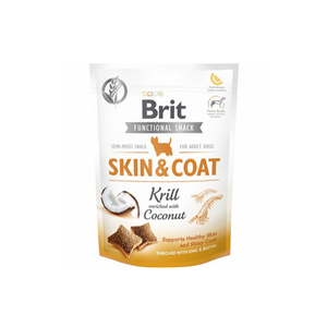 Brit Care Functional Snack Skin+Coat Krill & Coconut (Krill og Kokos)