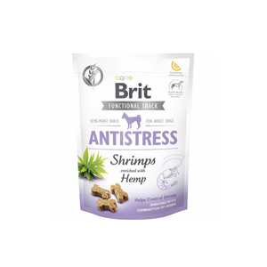 Brit Care Functional Snack Antistress Shrimps & Hemp (Rejer & Hamp)