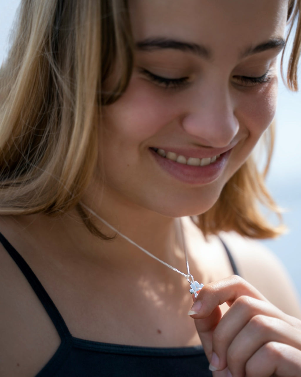 Pote-vedhæng 12x12 mm Sterlingsølv