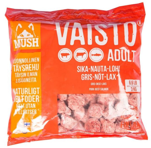 MUSH B.A.R.F. Vaisto® Pork-okse-laks