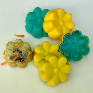 Blomster Cupcake silikone form